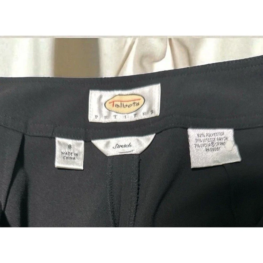 Talbots Petite 8 Career Lot Black Dress Pants Pink Button Down Office Work
